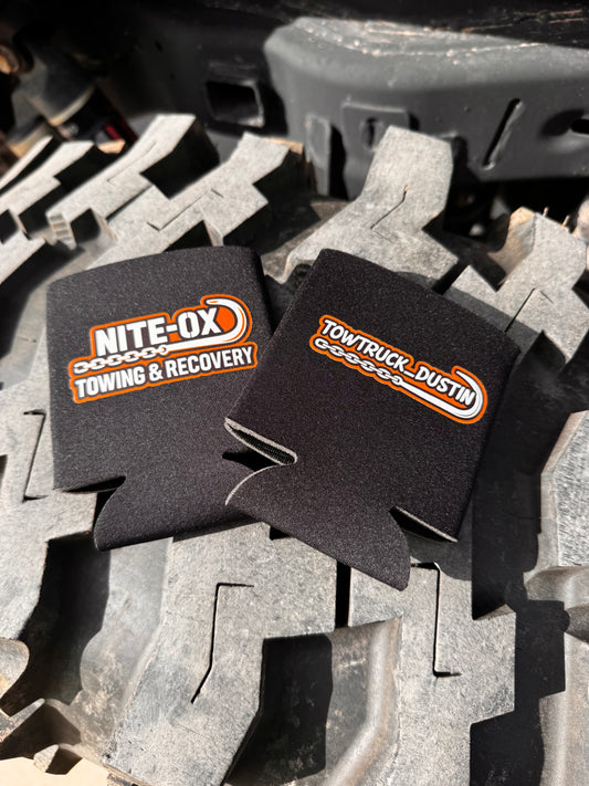 Nite Ox Black Foam Koozie