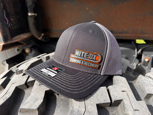 Nite Ox Charcoal/Black Richardson 112 Trucker Hat