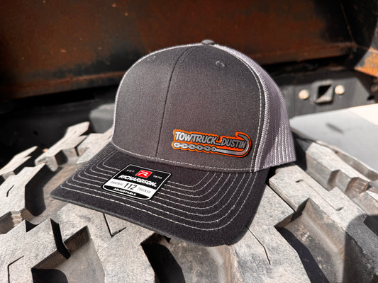 Tow Truck Dustin Charcoal/Black Richardson 112 Trucker Hat